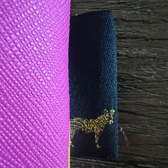 Brand new Dabney Lee New York pink clutch with pineapples and pineapple dangle. - Picture 3 of 8